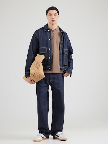 JACK & JONES Shirt 'JJEAustin' in Brown