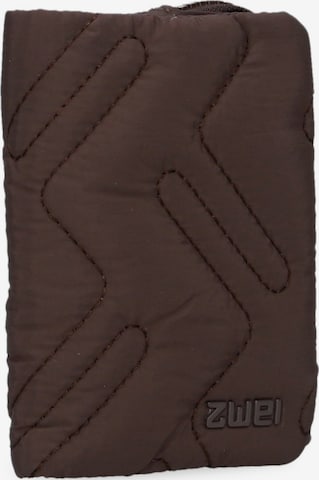ZWEI Wallet 'CLEO CLW5' in Brown: front