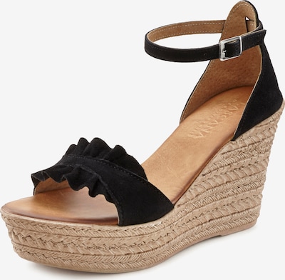 LASCANA Sandály - béžová / černá, Produkt