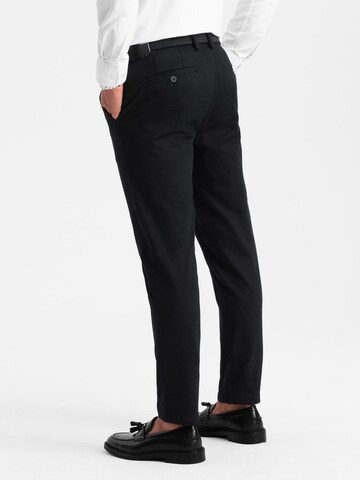 Ombre Slimfit Chinohose in Schwarz