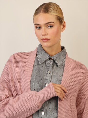 APART Knit Cardigan in Beige