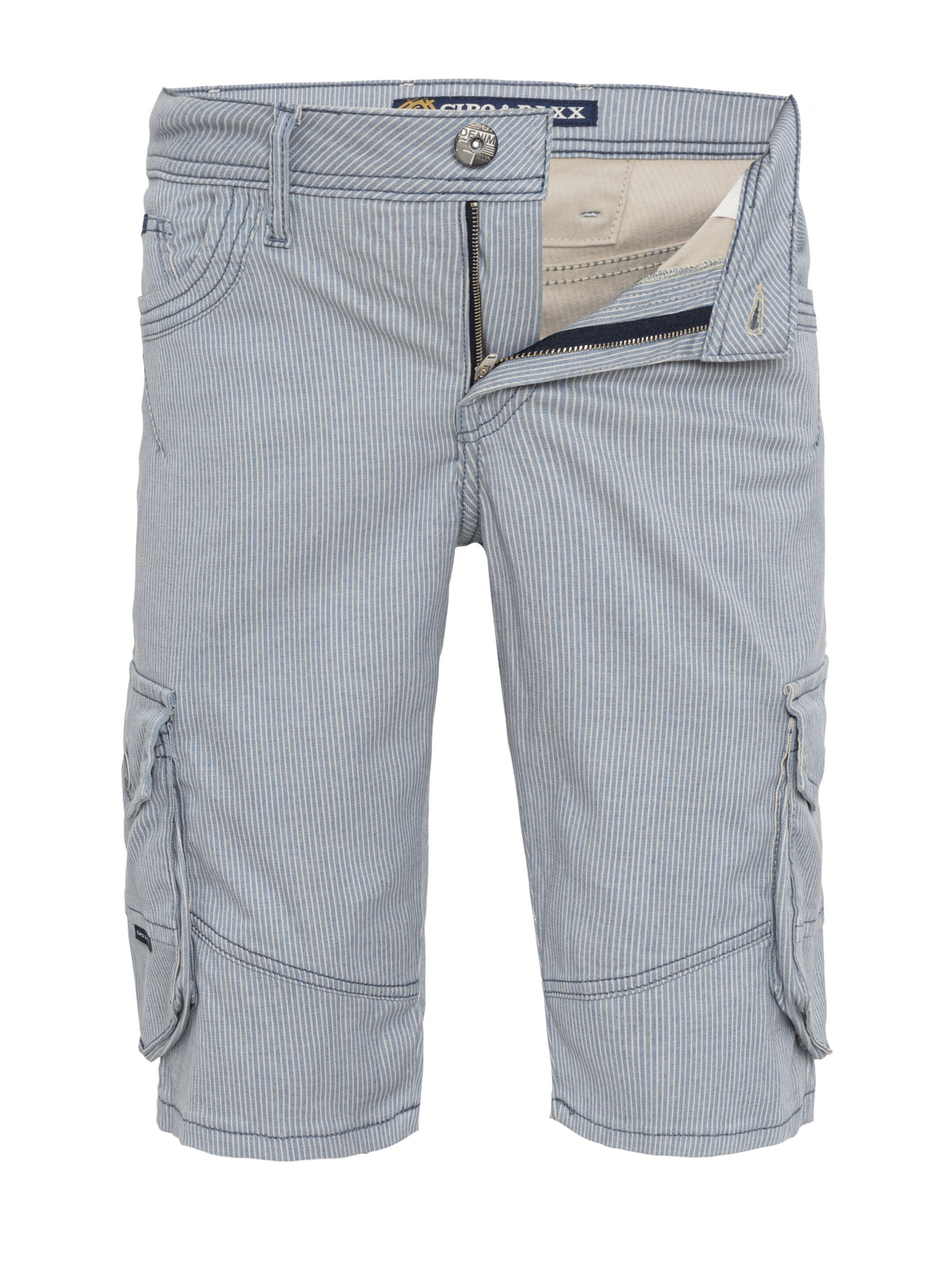 CIPO & BAXX Cargobroek in Blauw: voorkant