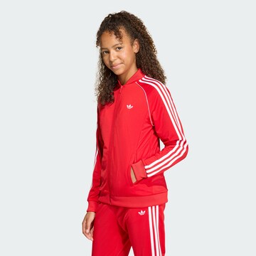 ADIDAS ORIGINALS Sweatvest in Rood: voorkant