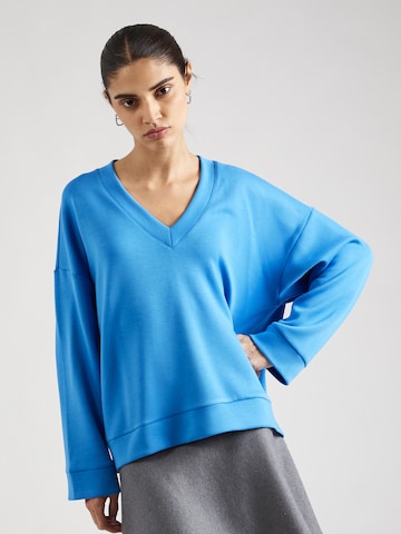MSCH COPENHAGEN Sweatshirt 'Petua Ima' i blå: framsida