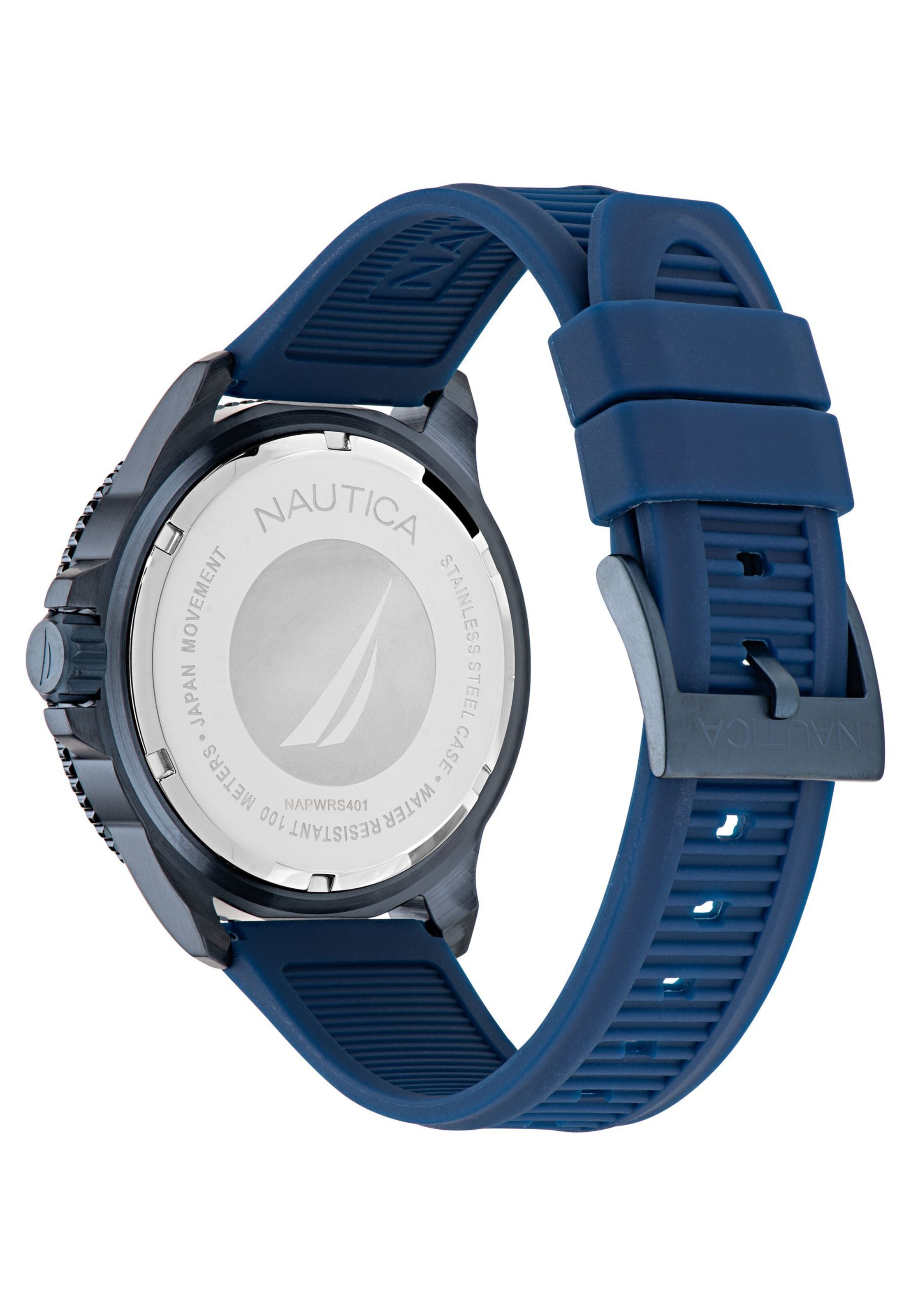 Montre à affichage analogique 'NCT Windrose' NAUTICA en bleu