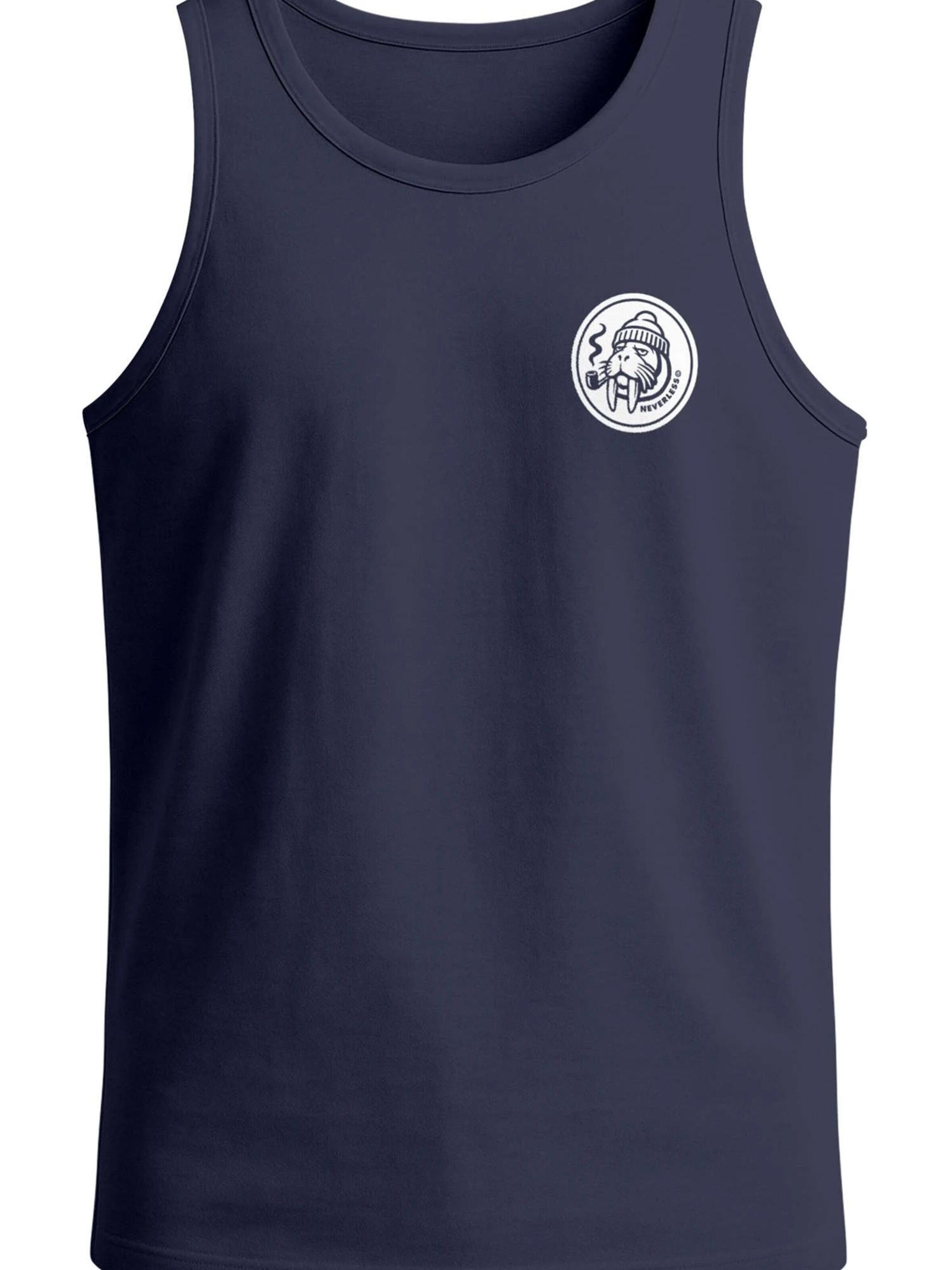 Neverless Shirt 'Walross' in Blue