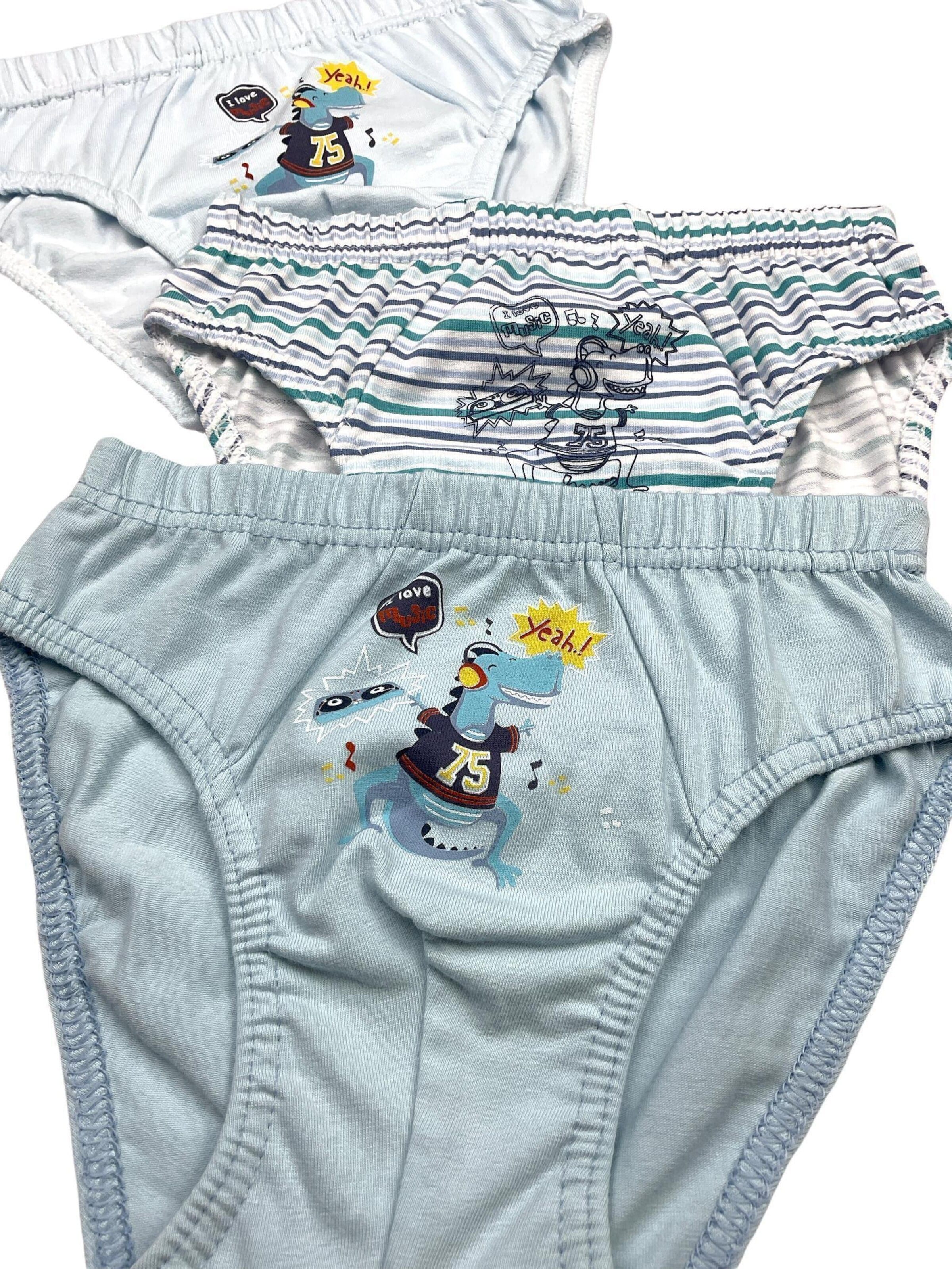 LOREZA Onderbroek 'Jungen Slips Dino' in Blauw