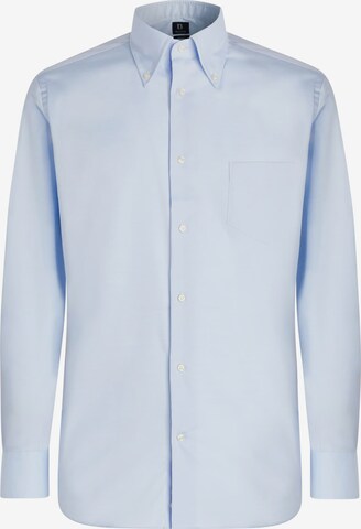 Regular fit Camicia di Boggi Milano in blu: frontale