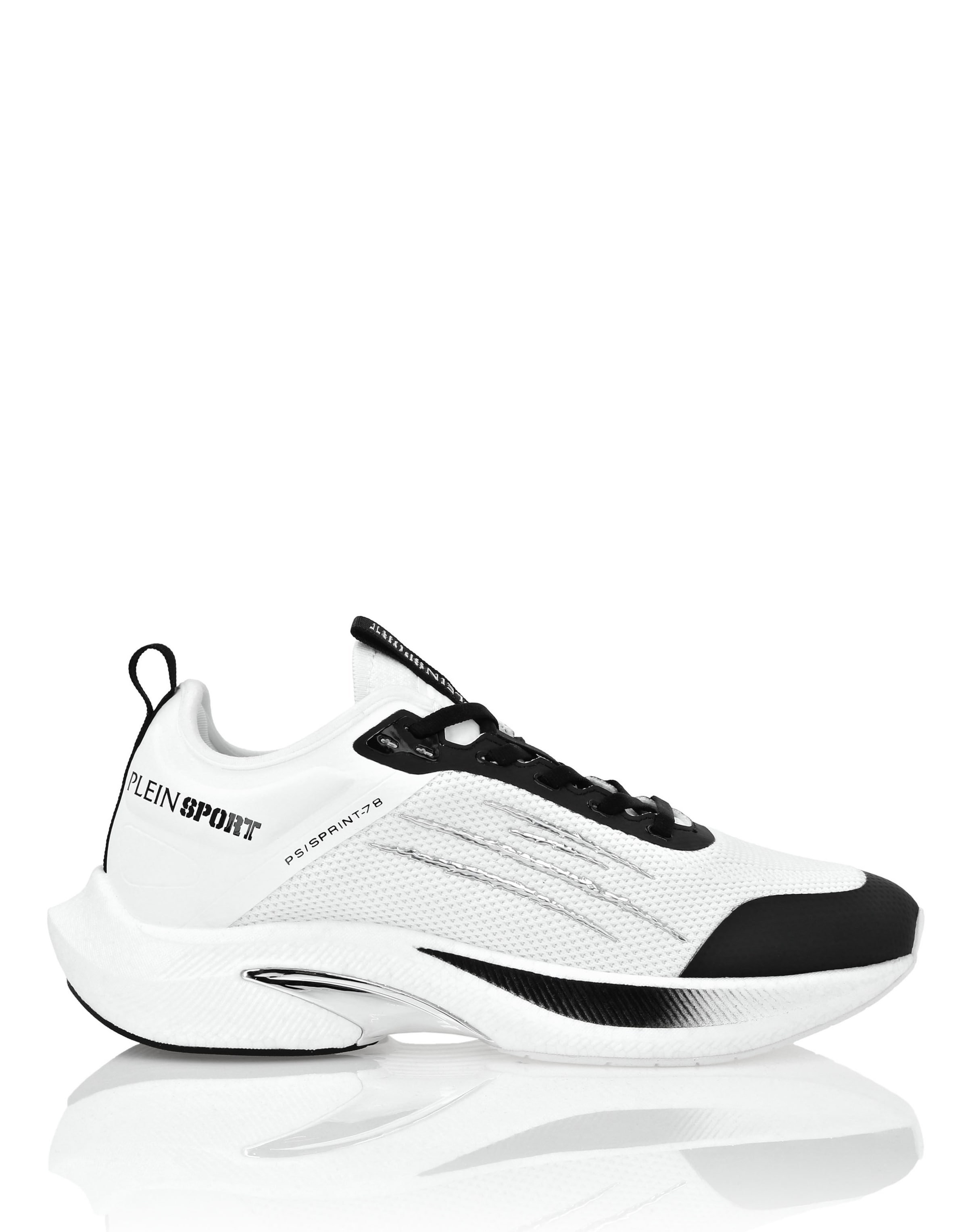 Plein Sport - Zapatillas deportivas bajas en blanco: frente