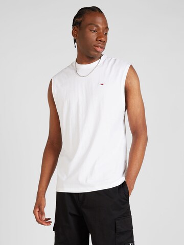 T-Shirt Tommy Jeans en blanc : devant