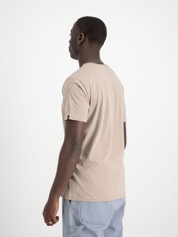 ALPHA INDUSTRIES Shirt 'NASA Orbit' in Beige