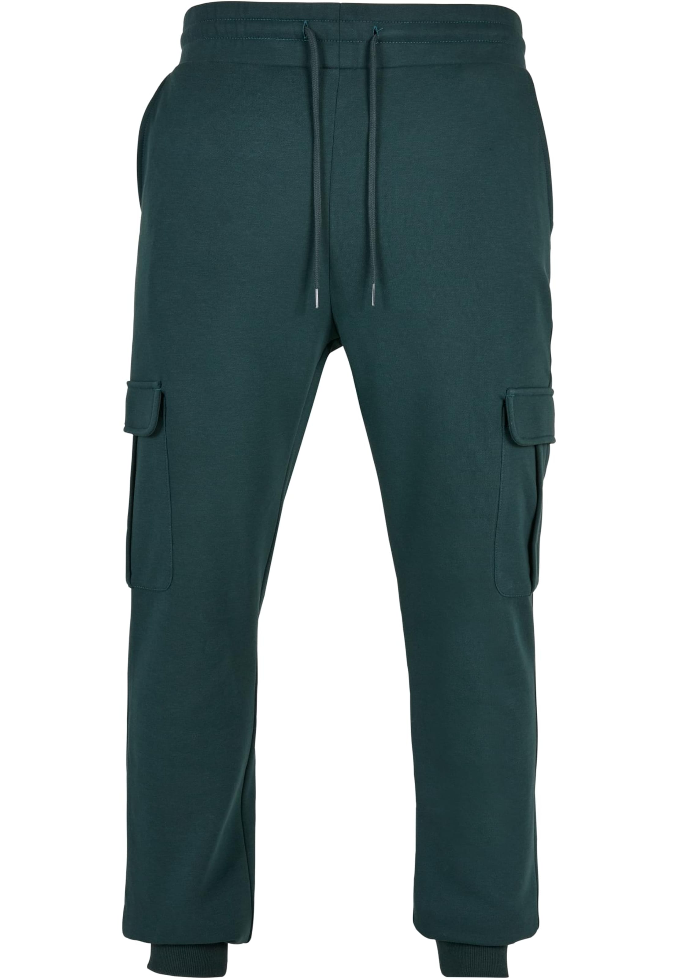 Tapered Pantaloni cargo di Urban Classics in verde: frontale
