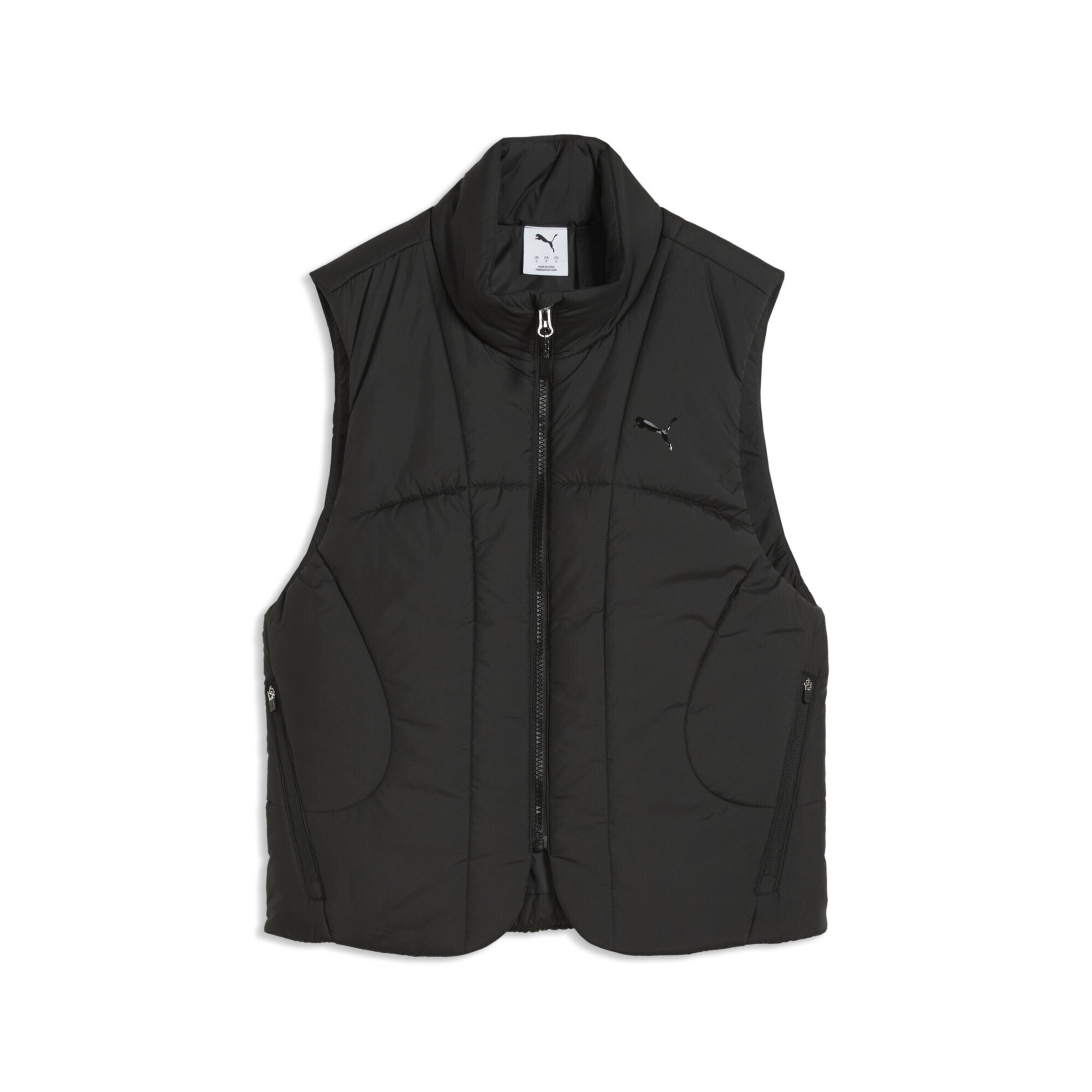 PUMA Bodywarmer 'Tech Sense' in Zwart: voorkant