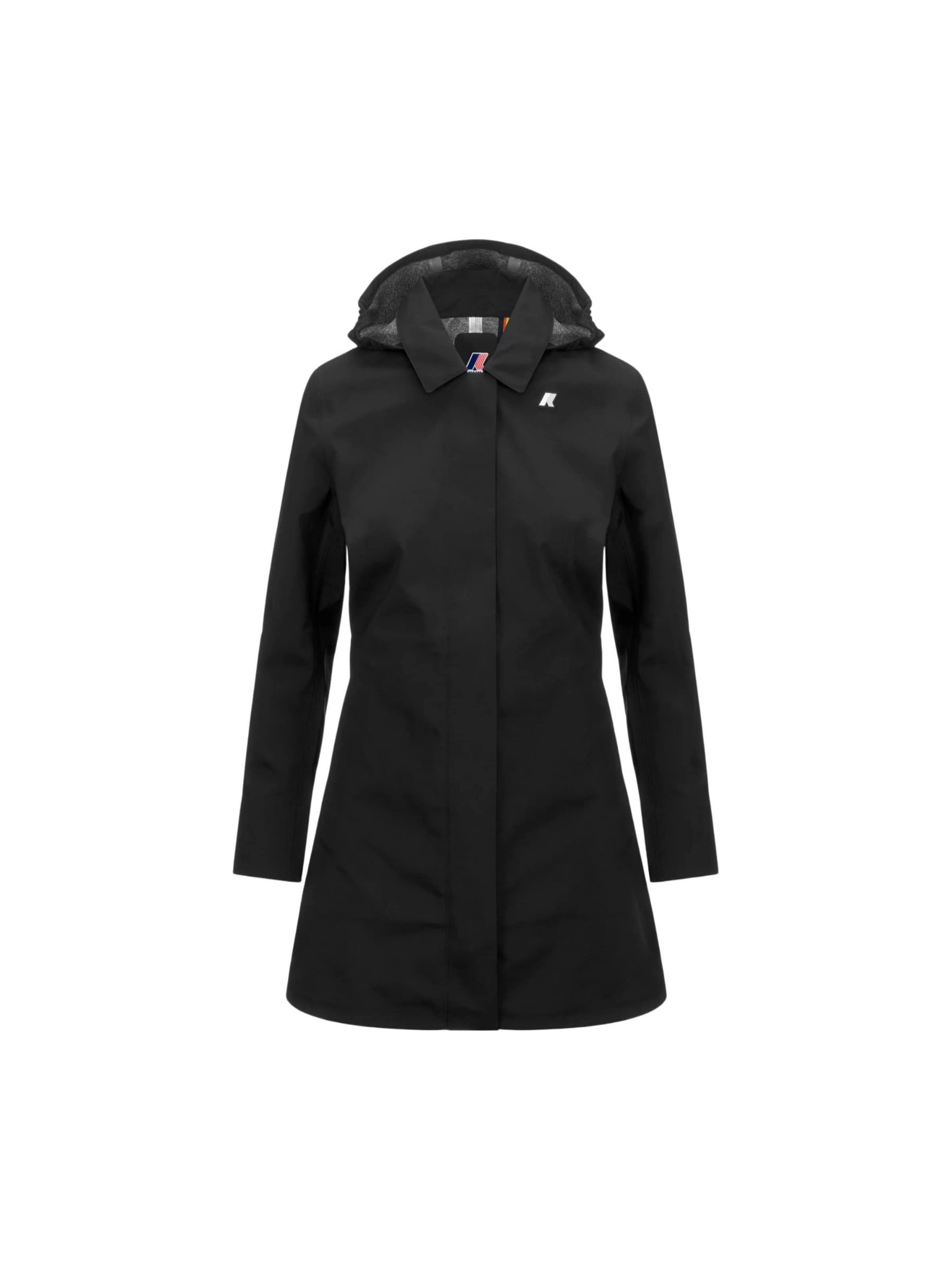 K-Way Between-Season Jacket in Black: front