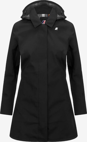 Veste mi-saison K-Way en noir : devant