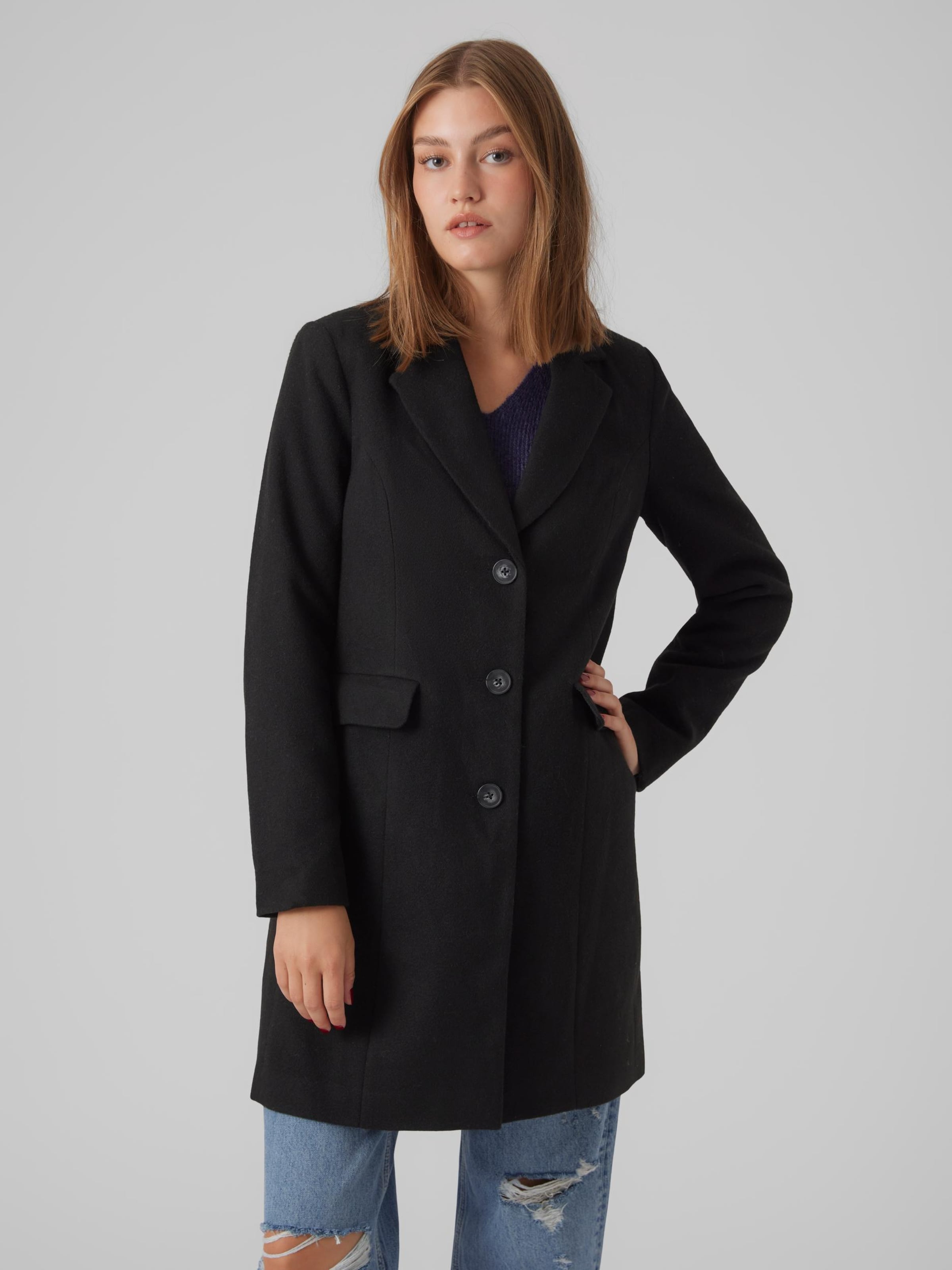 Vero moda 2024 black trench coat