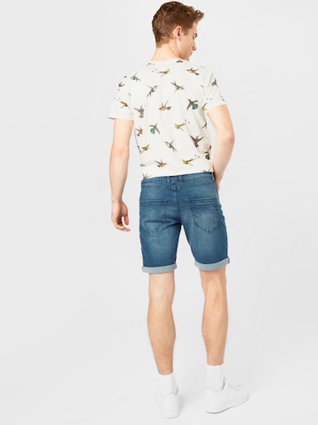 Redefined Rebel Slimfit Shorts 'Oslo' in Blau