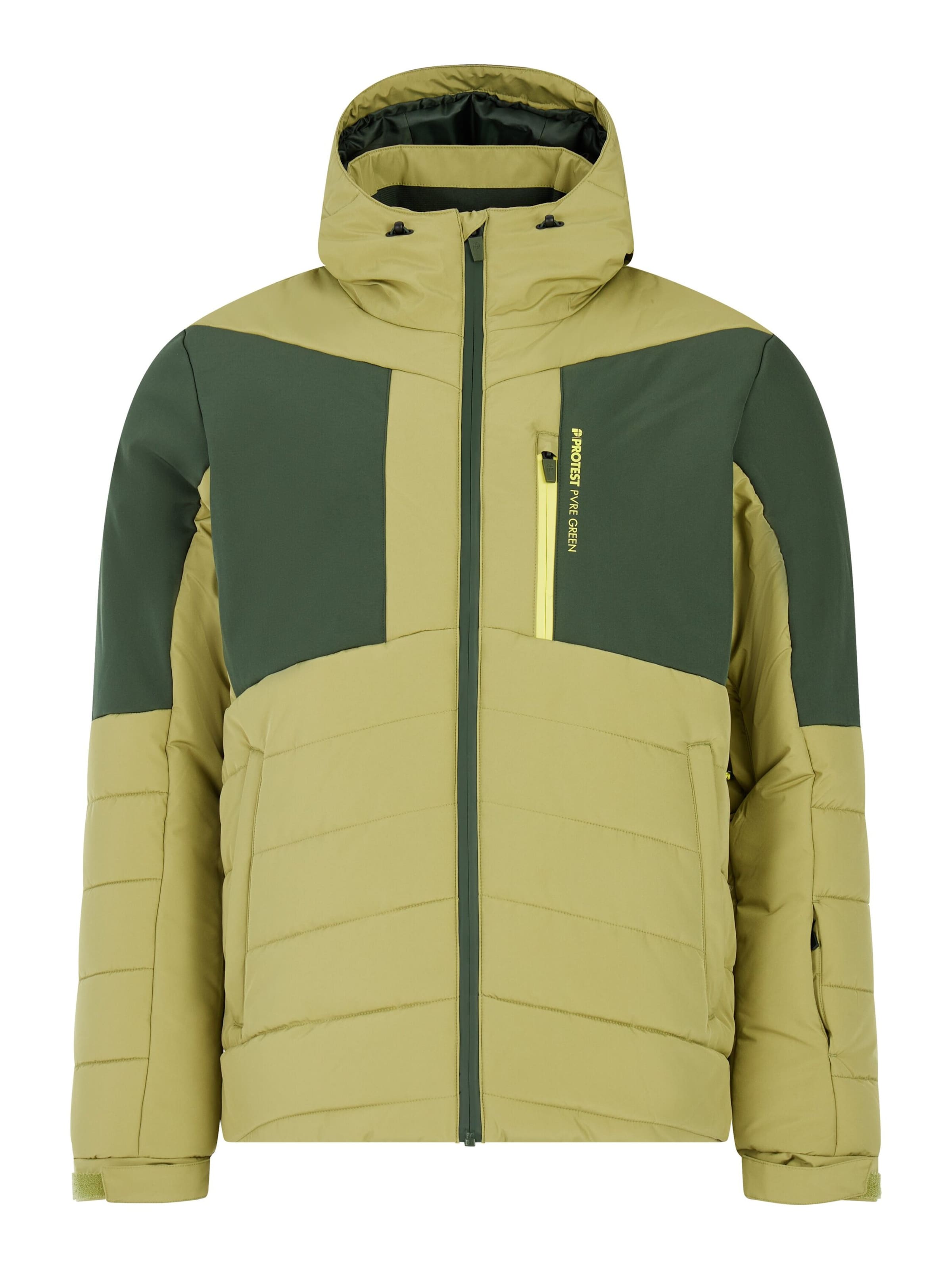 PROTEST Sportjacke 'PRTNaldo'‌‌ in Grün: Vorderseite