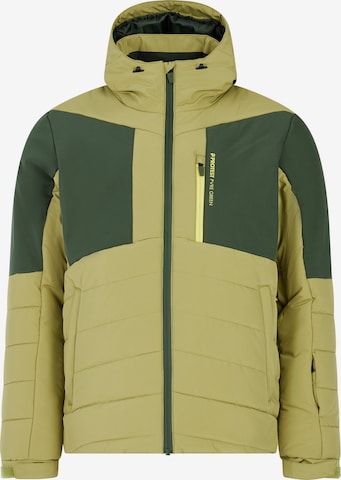 PROTEST Sportjacke 'PRTNaldo' in Grün: Vorderseite