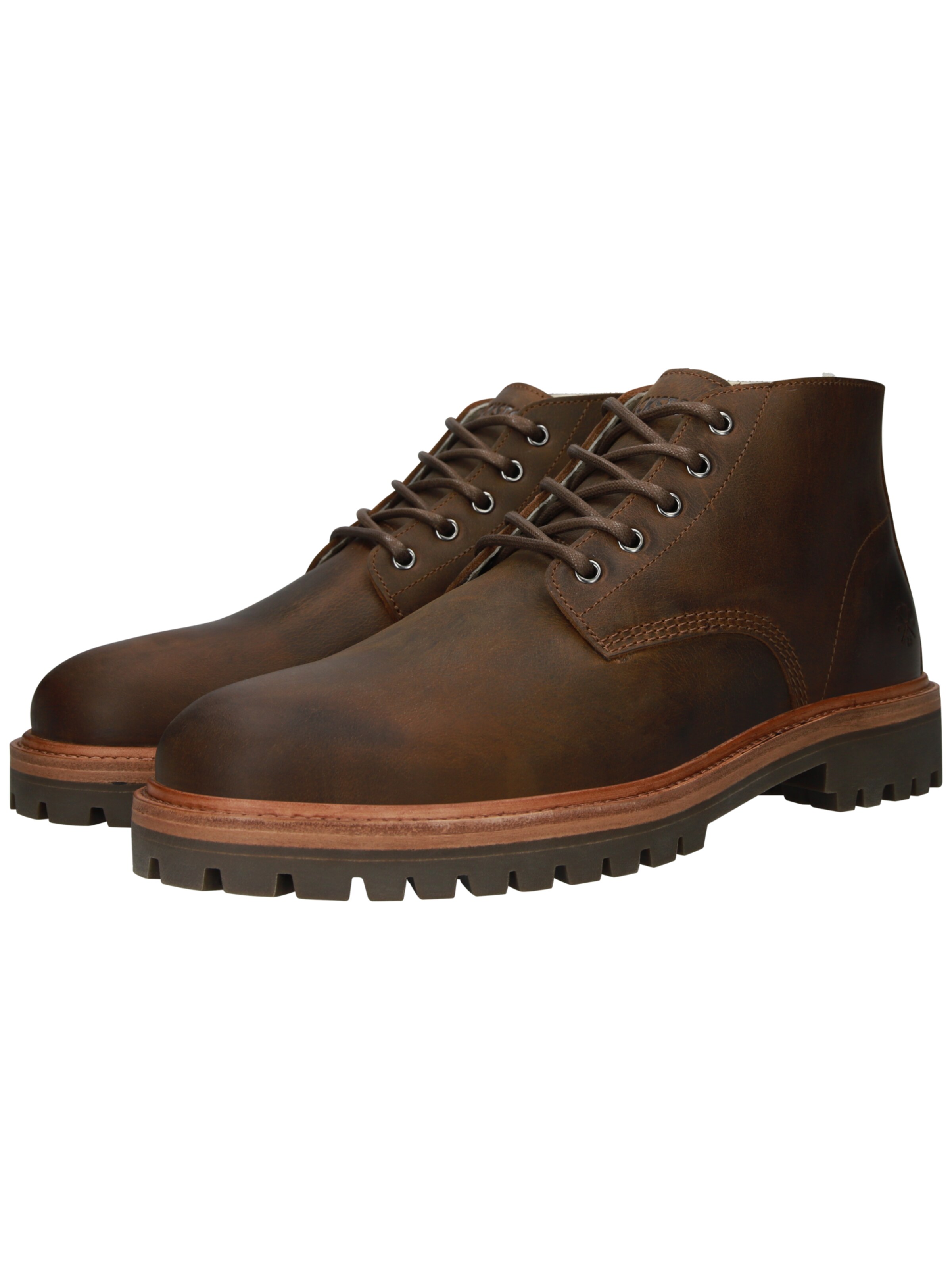 Boots stringati 'Gastown Fosca EG581' di BLACKSTONE in marrone