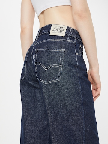 LEVI'S ® Loosefit Jeans 'Silvertab Low Baggy Crop' i blå