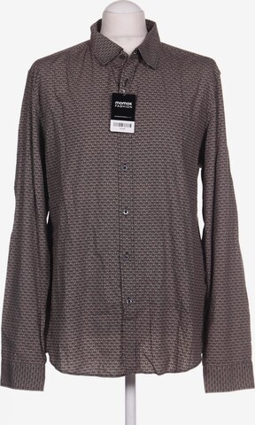 Gucci Button Up Shirt in XXL in Grey: front