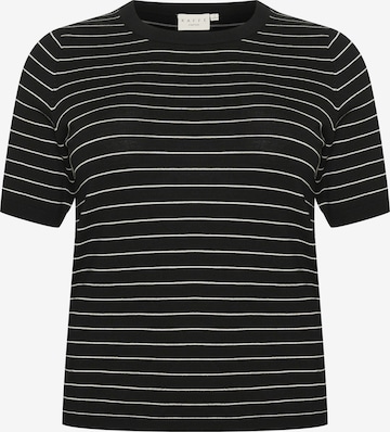 Pullover 'Malia' di KAFFE CURVE in nero: frontale
