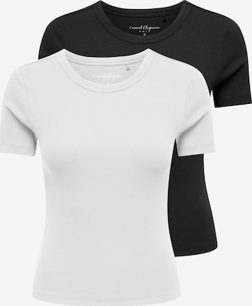 ONLY - Camisa 'ONLVAL' em preto: frente