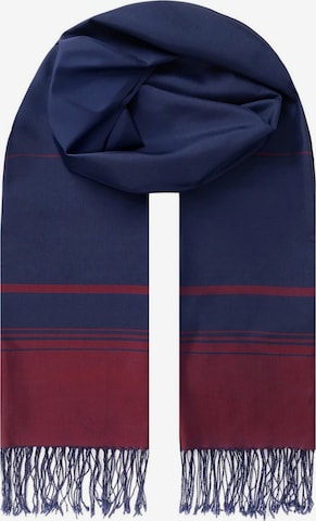 SILK & CASHMERE Schal in Blau: Vorderseite