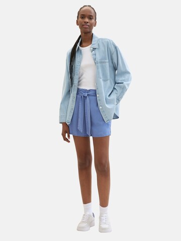 TOM TAILOR DENIM Regular Shorts in Blau