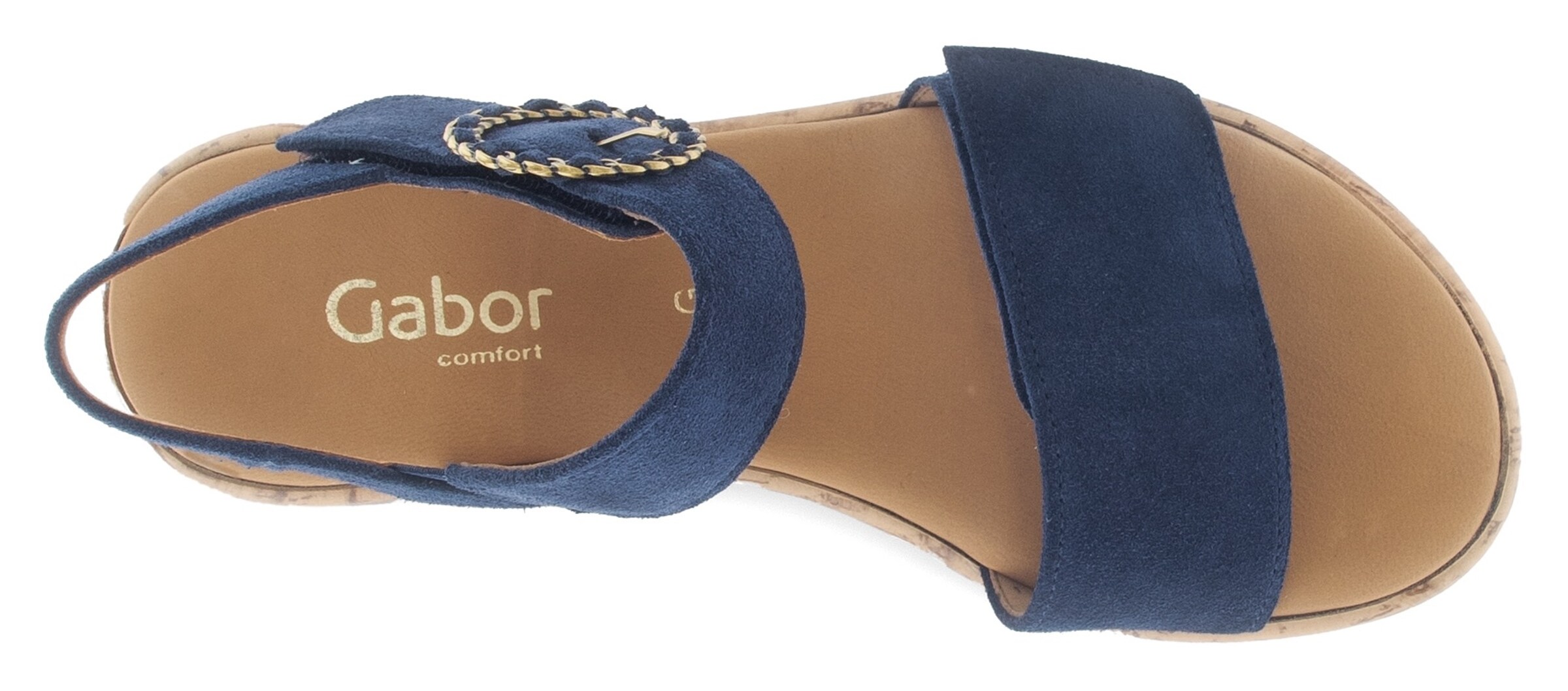 GABOR Strap sandal in Blue
