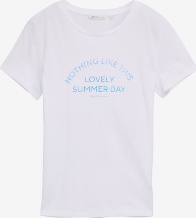 TOM TAILOR DENIM Paita värissä vaaleansininen / valkoinen, Tuotenäkymä