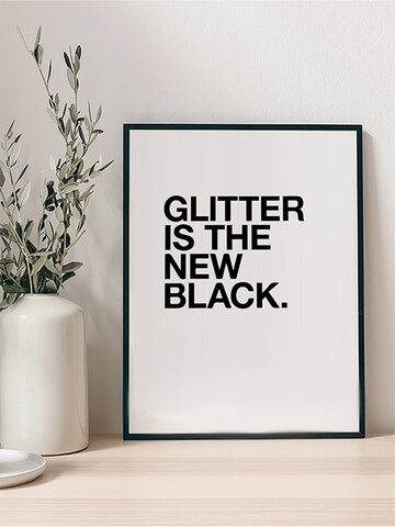 Liv Corday Bild 'Glitter is the New Black' in Schwarz