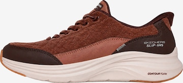 SKECHERS Matalavartiset tennarit 'CONTOUR' värissä ruskea: etupuoli