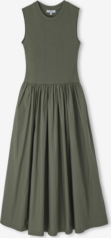 Robe Twist en vert : devant