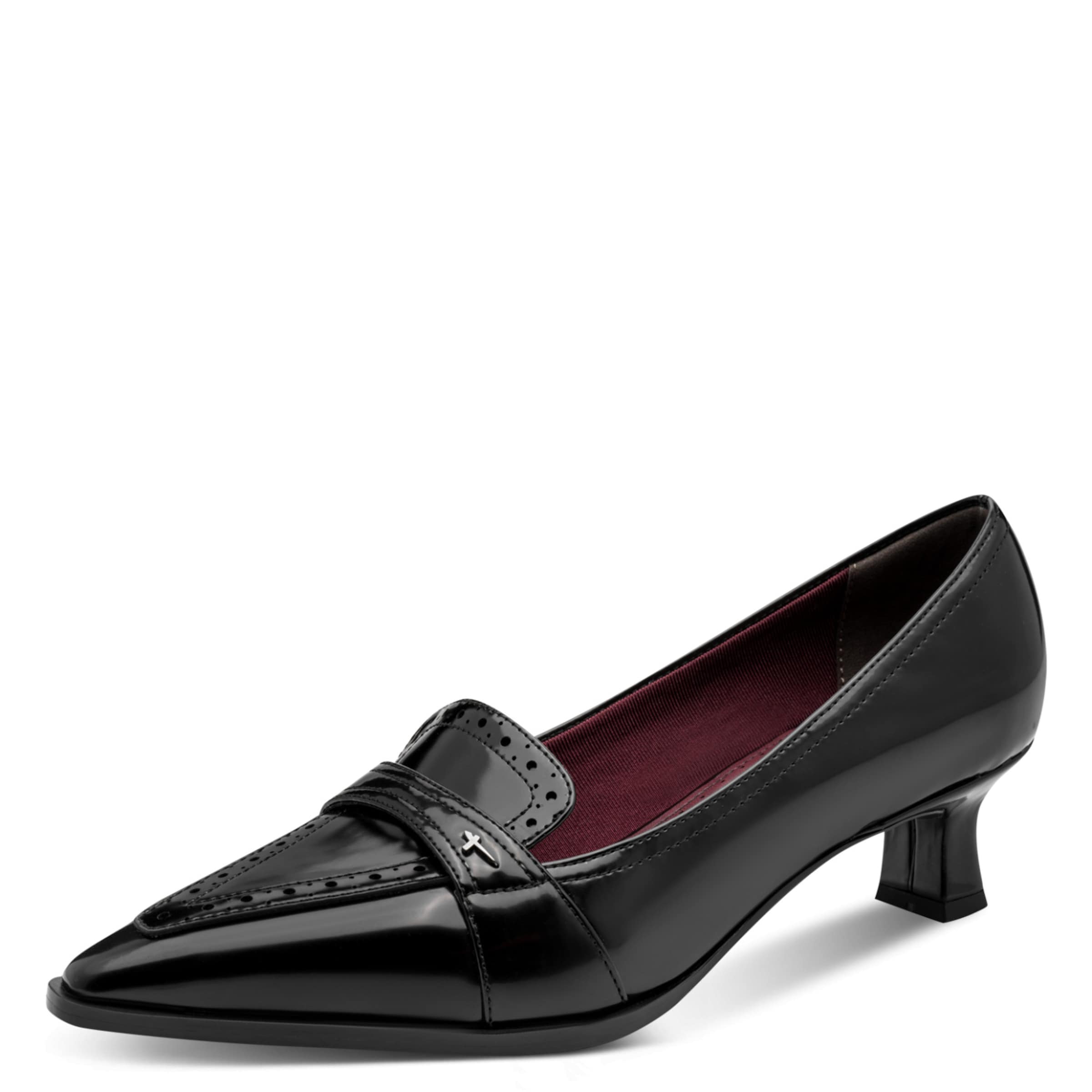 Tamaris - Zapatos con plataforma en negro: frente