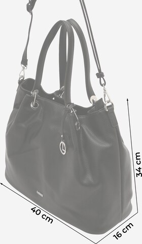 Sac bandoulière 'Ebony' L.CREDI en noir