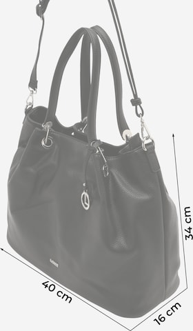 L.CREDI Shoulder Bag 'Ebony' in Black