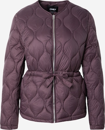 purpurinė ONLY Demisezoninė striukė 'ONLAMARA': priekis