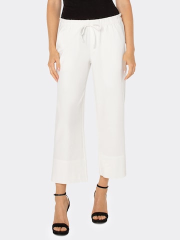 Wide Leg Pantalon Liverpool en blanc