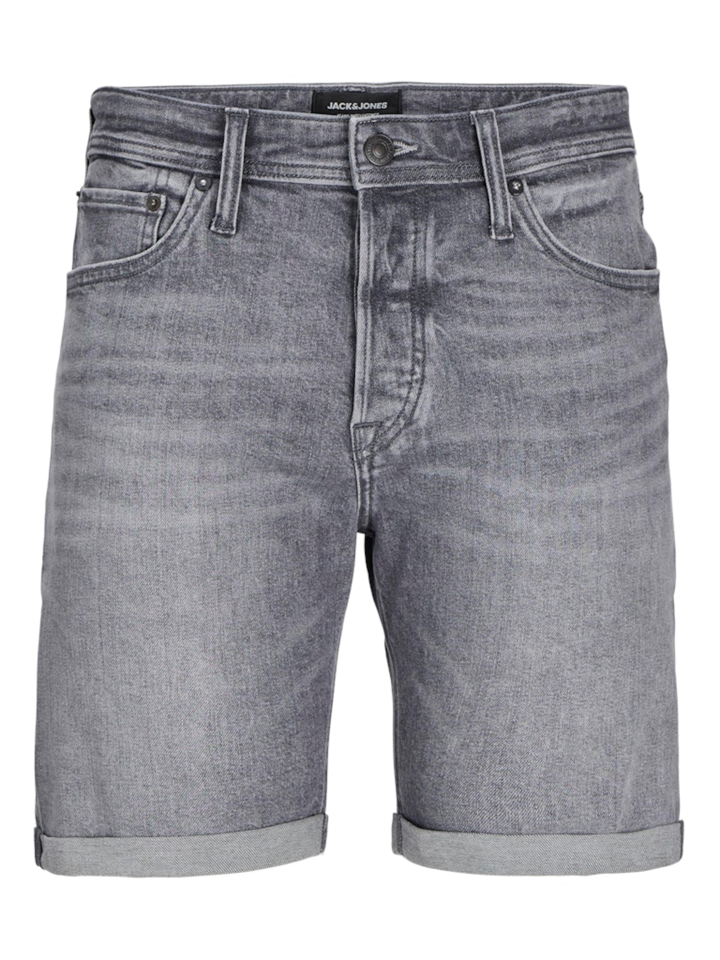 JACK & JONES Regular Jeans 'Rick' in Grey: front