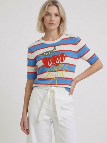 OUI Pullover in Blau: Vorderseite