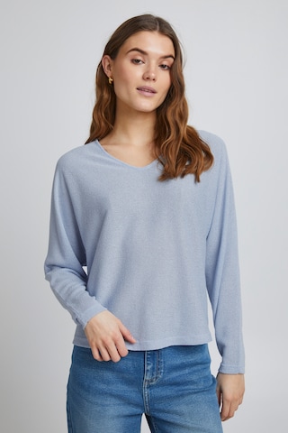 b.young Sweater in Blue: front