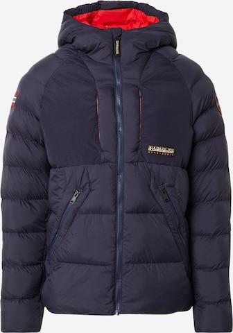 NAPAPIJRI Talvitakki 'Moesa' värissä sininen: etupuoli