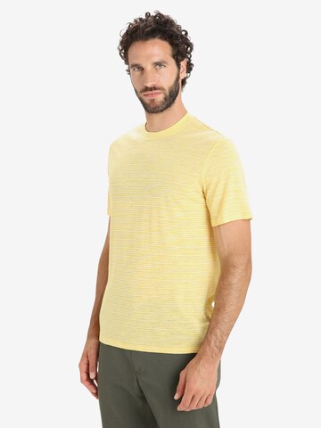 ICEBREAKER - Camiseta funcional en amarillo: frente