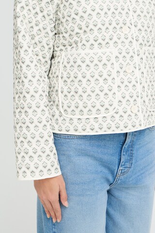 Veste mi-saison Fransa en blanc