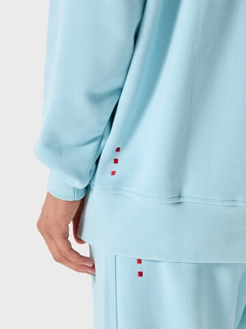 Ossy Homer Sweatshirt 'Baumwolle 450 GSM Oversize Hoodie – Kapuzenpullover' in Blue