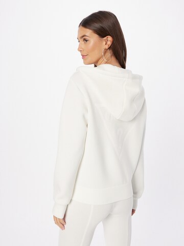 GUESS Athletic Zip-Up Hoodie 'ALLIE' in White