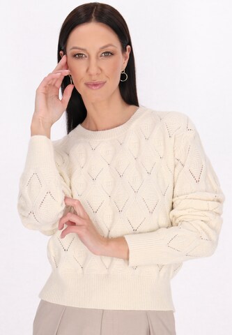 Usha Pullover in Weiß: Vorderseite