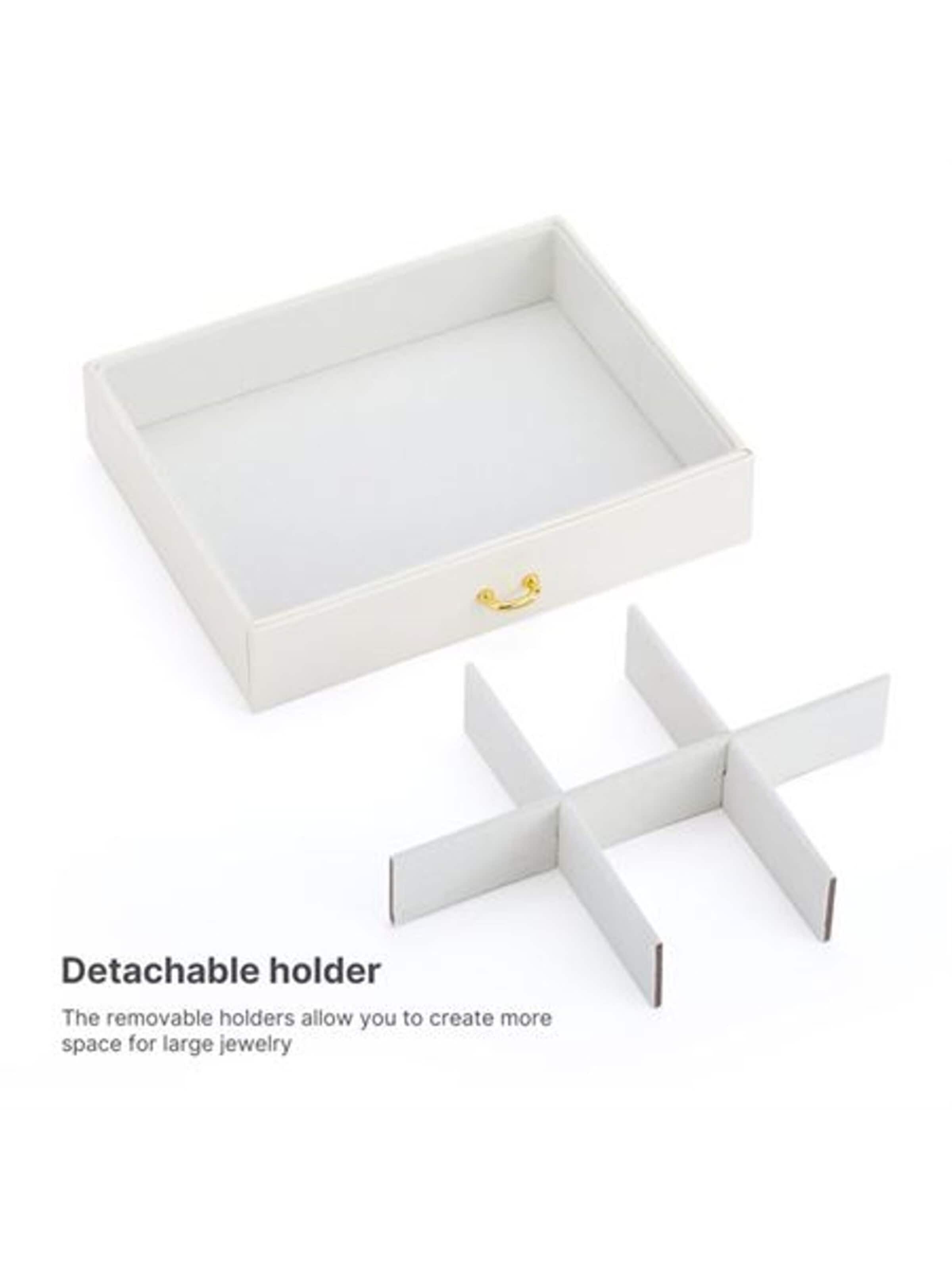 Boîte à bijoux 'UNIQ XL Jewellery Box / Jewellery Box - White' UNIQ Beauty en blanc